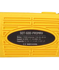 Close-up of Handheld Power Pipe Threader Knocks Out 1/2 To 2 Inch Npt Runs Smoothly with 1700W motor and speed details.
