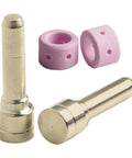 Pro Grade Plasma Torch Accessories Kit for PCM 500i showing electrodes and vortex rings in set