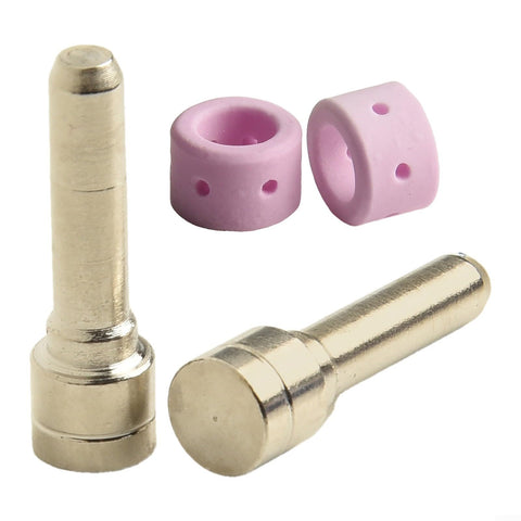 Pro Grade Plasma Torch Accessories Kit for PCM 500i showing electrodes and vortex rings in set