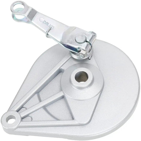 Mini Bike Drum Brake Assembly With Cover Shoes Replacement For Baja Warrior Heat MB165 MB200 196cc 200cc 6.5HP Motorsports