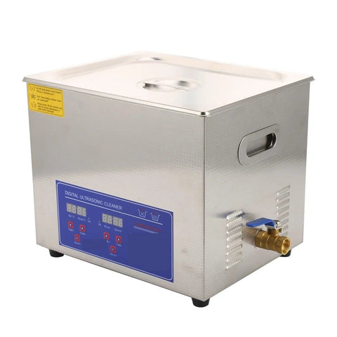 Ultrasonic Cleaner 10L Digital Degassed Bath Half Wave For Glasses Jewelry And Vinyl PCB Boards Cleaning Machine with controls