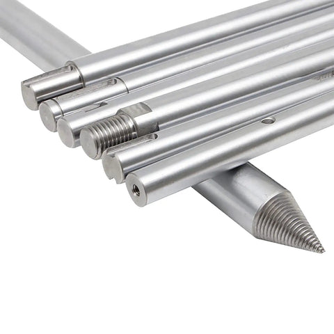 Linear Motion Rod Shaft Guide 10mm Diameter By 700mm Length Chrome Plated Case Hardened For 3D Printer DIY CNC Projects Tolerance H8 Precision HRC 58 To 64 Steel C45 2 Pack, chamfered ends