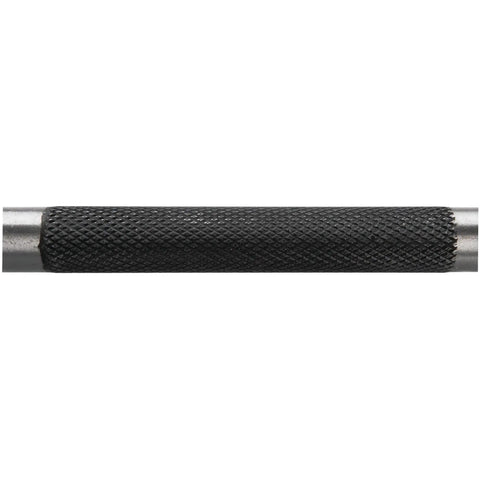 Knurled handle detail of the 8 Inch Long Pin Punch Set 5 Piece Carbon Steel With Knurled Handles For Deep Pin Removal In Obstructed Areas