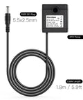 Smart ATO Pump For Aquarium Auto Top Off System With Optical Sensor, Quiet Micro Whisper Pump, shown with DC plug and cable