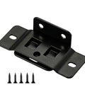Iron Cabinet Corner Brackets L Shaped Heavy Duty With Screws For Flush Mounting Cabinets And Shelves Invisible Face Fixing Durable Steel