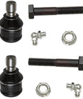 All In One Front End Replacement Kit For 2014 2018 Mazda 3 Sport Featuring Front Wheel Bearings Hubs Tie Rods Lower Ball Joints And Sway Bar End Links 10 Piece Set, showing lower ball joints and bolts