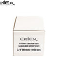 1000x Collated Concrete Nails Three Quarters Inch 19mm For GX3 GX100 GX120 Cordless Nailer Heavy Duty Box Front View