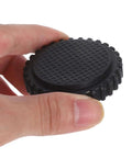 Close-up of a hand holding a single piece from 4 Pcs Grippy No Slip Rubber Feet With Threaded Base For Food Scales And Industrial Platforms