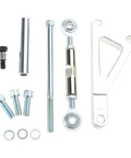 Beefy Industrial Grade Metal Alternator Bracket Kit With Upper And Lower Brackets For SBC350, Passenger Side Mount, Long Water Pump Compatible, Multicolor Finish, Durable Auto Spare Parts, hardware set