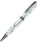Crafted pen from 7mm Pen Kit Bundle For Woodturning Projects With Hardware, Wood Blanks, And Slimline Bushings, DIY On A Lathe