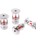 Rock Solid Pendent Fire Sprinkler Head At 68 Degree Rating With Half Inch Thread Connection Built For Quick Fire Suppression Jobs And Dang Reliable Commercial Safety Gear, showing chrome finish.