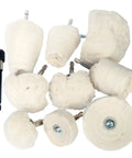 Cotton Polishing Wheel Kit For Drill With Buffing Wheels For Aluminum Chrome Stainless Steel And Metal Polishing
