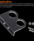 10 Pack Ultrasonic Sensor Mounting Brackets For Distance Sensor Modules With Screws And Nuts Transparent Clear Mounting Kit