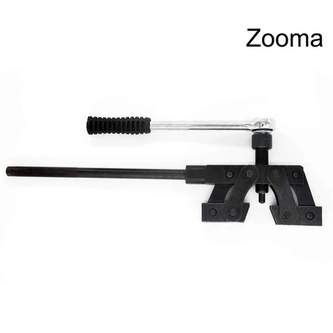 Beefy Roller Chain Breaker Tool For ANSI 100-180 And Metric 20B-36B Chains, heavy-duty, Q235 body, black oxide finish shown