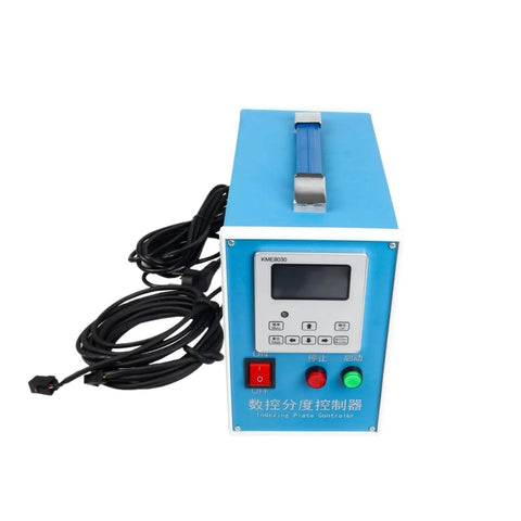 Built Tough Cnc Fourth Axis Rotary Dividing Head With Seven Fifty Watt Ac Servo Motor And K11 Chuck, index plate controller with digital display.