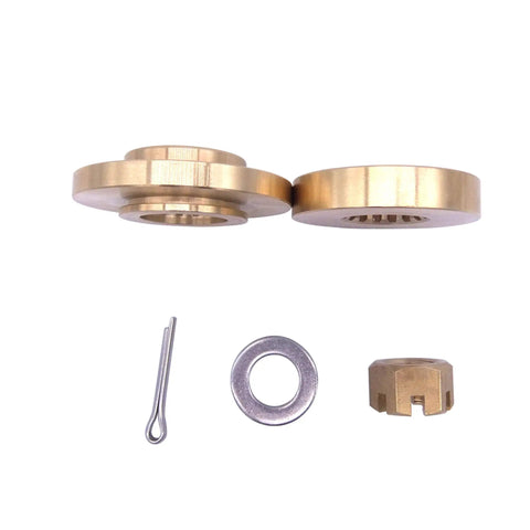 Propeller Spacer Hardware Kit For Yamaha Outboard Engines 60HP To 85HP Built For Beefy Performance Includes Spacers 688-45987-00 688-45987-01 688-45987-02 688-45997-01 Castle Nut 90171-16011 Washer 90201-17M00 Cotter Pin 91490-40025