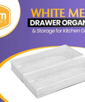 Silver Mesh Desk Organizer Bins For Office And Home Must Have Metal Wire Drawer Cabinet Shelves Caddy Rust Resistant