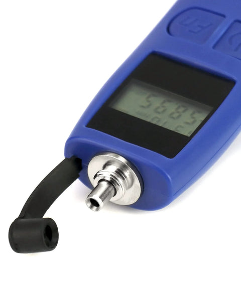Optical Power Meter With Universal 2.5mm Interface And Wide Range From Minus 70 To Plus 10 dBm For Fiber Optic Testing, Blue.