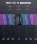Diagram of multicoated HD optical glass layers for ND Filter Set for GoPro Hero 9 10 11 12 13 Black 3 Pack ND8 ND16 ND32