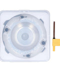 Heavy Duty Right Angle Slotting Milling Cutter Disc For Woodworking And Indoor Decor in protective case with hex key.
