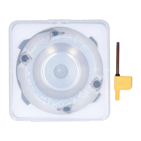 Heavy Duty Right Angle Slotting Milling Cutter Disc For Woodworking And Indoor Decor in protective case with hex key.