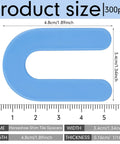 Tile Leveling System Spacers 1 16th Inch Horseshoe Shims U Shape Clips For Marble Porcelain Ceramic Tiles with dimensions