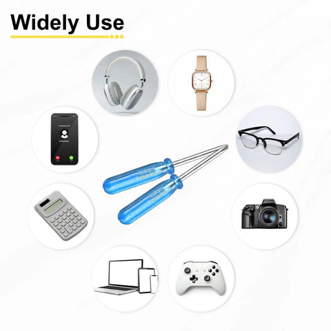 Micro Precision Mini Phillips Screwdriver With Slick Non Slip Grip 2.0mm Tip for use with watches, eyeglasses, phones, and gadgets.