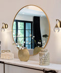 Modern Crystal Wall Sconce Set Of 2 With Switch Button Indoor Wall Lights In Matte Nickel Finish for Bedroom or Hallway.