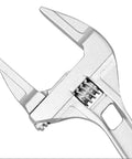 Lightweight Aluminum Alloy 8 Inch Adjustable Wrench With Wide Jaw For Plumbing 6 To 68mm Heavy Duty Spanner Smooth Turbine Slider