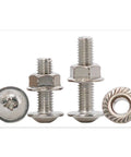 Heavy Duty M6 Hex Socket Head Cap Screws And Flange Nuts Assortment Kit In 304 Stainless Steel for indoor and outdoor use