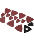 Heavy Duty Oscillating Tool Sanding Kit With Triangular Finger Pads And 100 Sandpaper Sheets, 60 Through 240 Grit Pack including assorted triangular sanding pads.