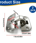 Heavy Duty Adjustable Pie Cut Corner Hinge For Lazy Susan Cabinets And Bifold Doors Compatible With Grass 975 Top Shelf Hardware size dimensions shown