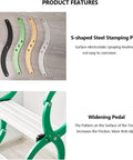 S-shaped steel stamping plates in various colors for Heavy Duty Electric Attic Ladder With Remote Pull Down Loft Stair.
