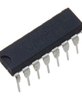 CD4051 8 Channel CMOS Analog Multiplexer Demultiplexer IC in DIP-16 package, close-up view of pins and labeling.