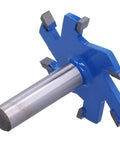 Premium Fabater Industrial 6 Flute T Slot Router Bit With Hardened YG8 Alloy Cutter And Carbon Steel Body for CNC trimming machines.