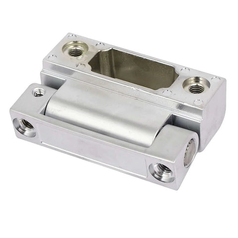 Heavy Duty Damping Hinge Aexit For Gates And Doors With Constant Torque Zinc Alloy Silver Tone 60x35x18mm Durable