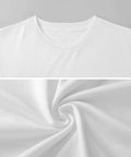 Men's Big And Tall 3D Flame Skull Graphic Tank Top Sleeveless Summer Muscle Tee lightweight polyester fabric close-up.