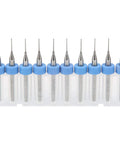 Ten Piece Tungsten Carbide Micro Drill Bits 0.5mm For 3D Printer Nozzle Cleaning And PCB Drilling in storage case