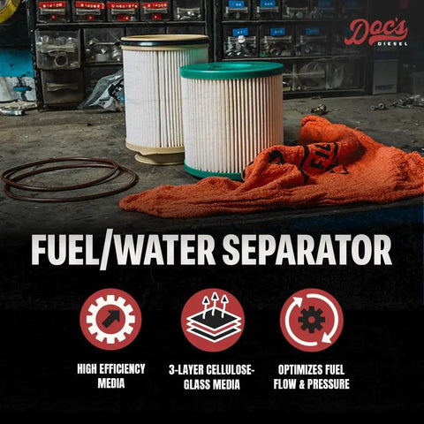 Diesel Fuel Water Separator For Ram 6.7L Cummins Engine Trucks 2019 To 2024 Fits 2500 3500 4500 5500 in workshop setting