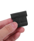 Steam Wand Safety Guard Heat Insulation Sleeve for Coffee Machines held in hand, black rubber, 8mm diameter