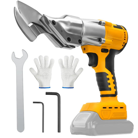 Cordless Sheet Metal Shear For 20V Max Batteries, Brushless 14 Gauge Cutter with accessories, no battery included, tool only