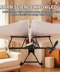 RC Paper Airplane Upgrade Kit With Dual Propellers And 2026 Motor DIY Aircraft Set in living room setting