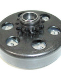Heavy Duty 3/4 Inch Sprocket Clutch For 35 Chain, 13 Tooth Ss1334 With 3/8 Bore, Two 1/4-28 Set Screw Holes At 90 Degrees