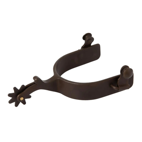 Antiqued Finish All Purpose Men's Spur With 2 Inch Shank 1 Inch Wide Band And 8 Point Rowel A Go-To Western Riding Spur For Trail Training