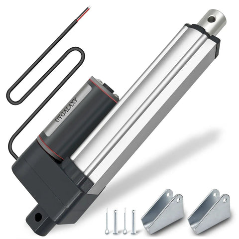 Four Inch Stroke 12V Linear Actuator Beefy 900N Load IP65 Waterproof Outdoor Ready Ultra Quiet 12mm Per Second Motor