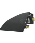 Front Left A Pillar Tweeter Speaker Cover For Tesla Model 3 Interior Replacement Trim Panel 2017 To 2023 Oem 109565700F in black plastic.