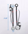 Universal Electric Power Window Lift Regulator Conversion Kit With Switches Wiring And Hardware For 2 Door Pickup SUV Truck Van Car, with measurements