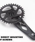 Beefy Mountain Bike Crankset 165mm 170mm 175mm R Spec Trail Enduro Hollow DUB Spindle CNC AL7075 Arms For 29 Inch Wheels