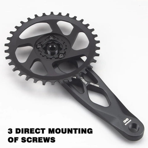 Beefy Mountain Bike Crankset 165mm 170mm 175mm R Spec Trail Enduro Hollow DUB Spindle CNC AL7075 Arms For 29 Inch Wheels