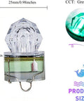 Underwater Fishing Light For Deep Drop Fishing, Waterproof Diamond Tubular Lure with green glow, 25mm x 45mm size details
